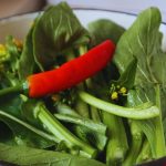 Salmon belly in tamarind