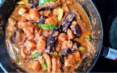 Pork Binagoongan with Talong Recipe