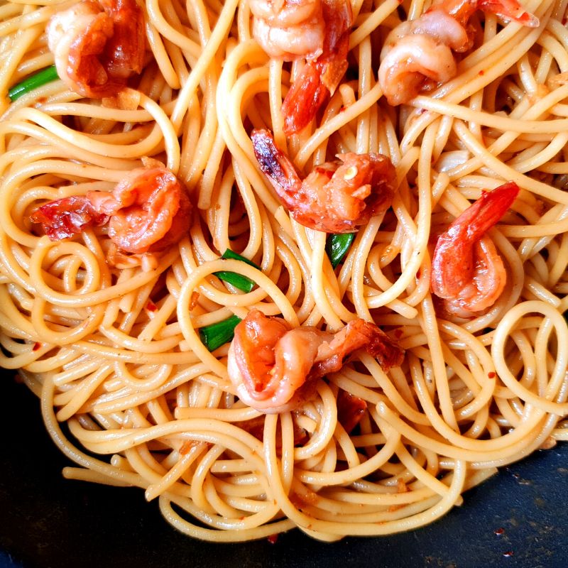 spicy shrimp pasta